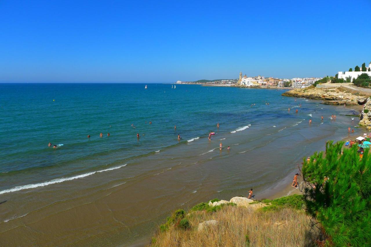Ferienwohnung Cala Balmins Sea View Sitges Exterior foto