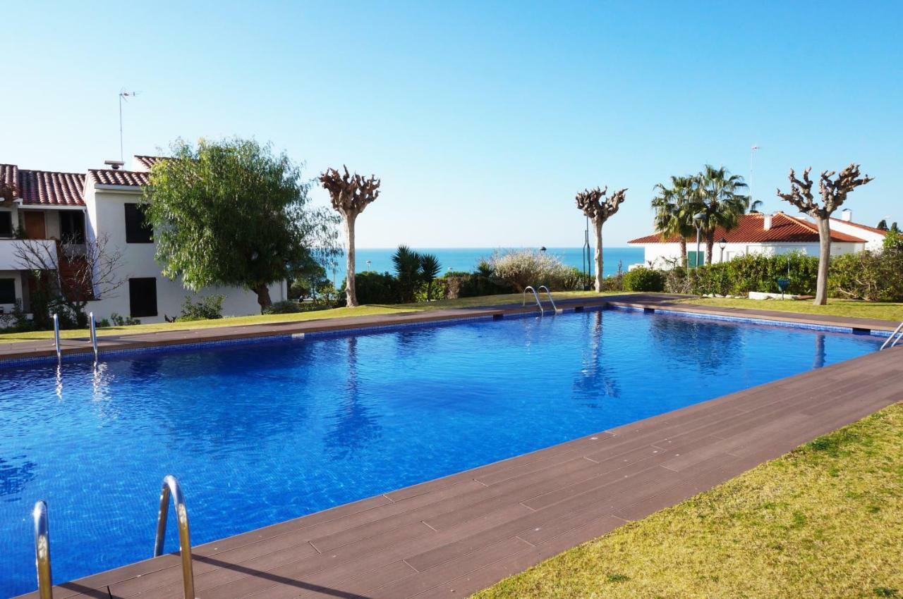 Ferienwohnung Cala Balmins Sea View Sitges Exterior foto